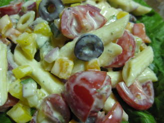 Zesty Greek Pasta Salad