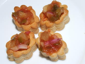 Chicken Vol-Au-Vents With Sweet and Sour Salsa