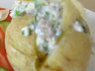 Jacket Potatoes W/Herbed Cottage Cheese (Diabetic Friendly)