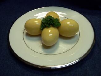 Easy Mustard Pickled Eggs