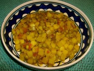 Aloo Matar Ki Sabzi  (Potato N Peas Curry)