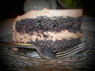 Hot Water Chocolate Cake