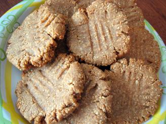 Healthy Peanut Butter & Honey Cookies