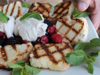 Grilled Angel Food Cake With Fresh Fruit Salsa