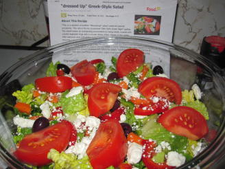 "dressed Up" Greek-Style  Salad