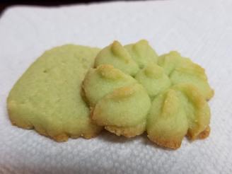 Lime Spritz Cookies