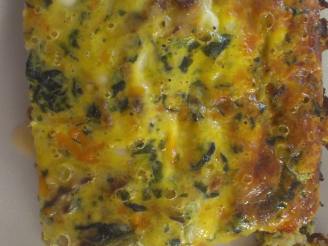 Crustless Spinach and Cheese Quiche