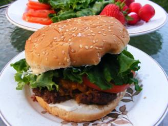 Barbecued Cheddar Burgers