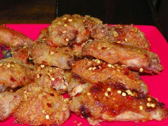 Crunchy Oven Baked Hot Honey Wings
