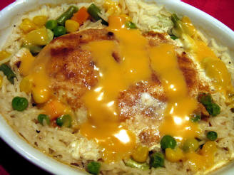 Cheesy Chicken & Rice Casserole