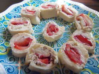 Strawberry & Cream Pinwheel Appetizers