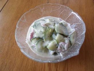 Cool Cucumber Salad and Sooooo Easy
