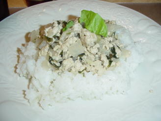 Ground Chicken Stir Fried with Basil - Kai Pad Bai Kaprow
