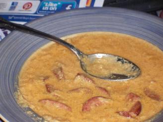 Cheesy Hash Browns and Kielbasa Soup (Crock Pot)