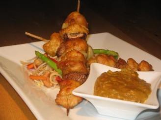 Marinated Chicken Kebabs With a Peanut Satay Sauce