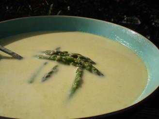 Creme Fraiche Asparagus Soup