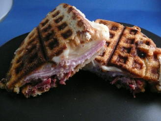 Waffle Iron Reuben Sandwich - Emeril Lagasse