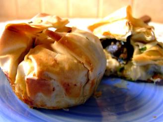 Escargots With Feta in Phyllo Pastry