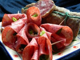Salami Roll-Ups (Appetizers)