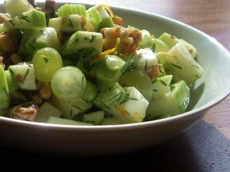 Apple Walnut Dill Salad