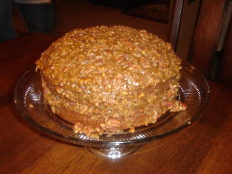 Autumn Spice Cake With Sticky Coconut-Pecan Icing