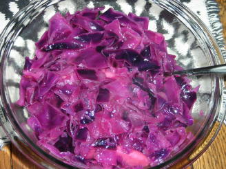 Sauteed Red Cabbage With Apples