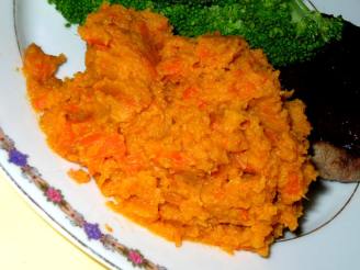 Mashed Carrot & Sweet Potato