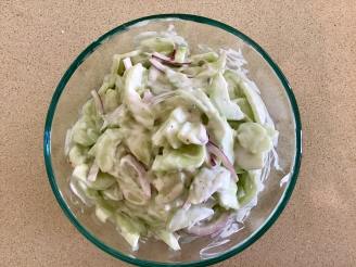 Kittencal's Creamy Cucumber Salad