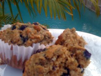 Really Good Low Cal, Low-Fat, Healthy Blueberry Oatmeal Muffins
