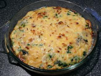 Mushroom and Spinach Frittata With Smoked Gouda