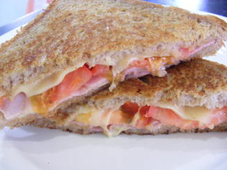 Grilled Ham and Gruyere Sandwiches