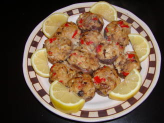 Crab and Spinach Stuffed Mushrooms