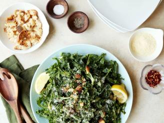 Raw Tuscan Kale Salad With Pecorino