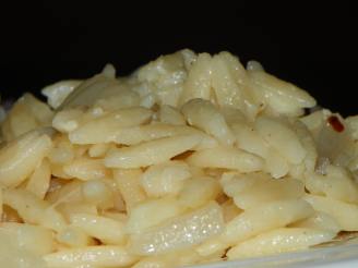 Creamy Garlic-Parmesan Orzo