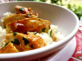 Sweet Chili Chicken With Rice