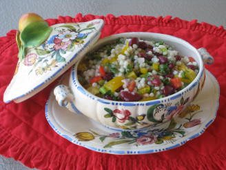Israeli Couscous Pepper Salad