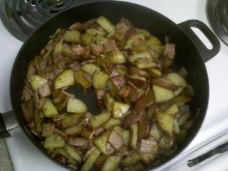Easy Hot Dogs and Potatoes