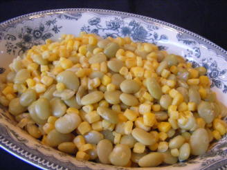 Baby Lima Beans and Corn