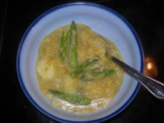 Rho's Asparagus, Leek & Potato Soup