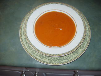 Cousin Tina's Roasted Red Pepper & Tomato Soup