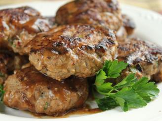 Hamburgers with Brown Gravy (TOTAL Comfort Food aka "Meat Cakes" :)