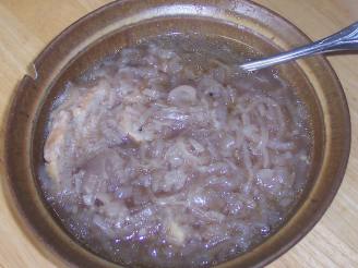 Red Onion Soup or Zuppa Di Cipolle Rosse