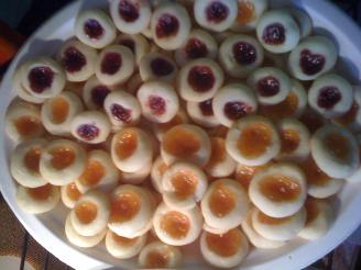 Raspberry Thumbprint Butter Cookies