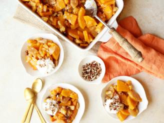 Sweet Butternut Squash With Apples