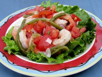 Ensalada De Nopales Y Camarones  - Cactus and Shrimp Salad