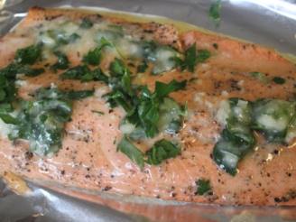 Grilled Trout With Garlic Butter