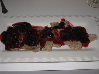 Veal Medallions with Blueberry-Citrus Sauce