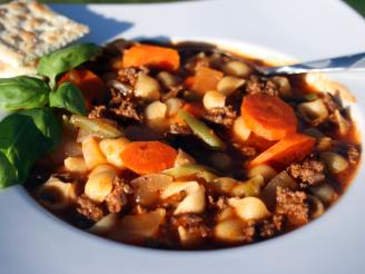 Mom's Ground Beef and Vegetable Soup