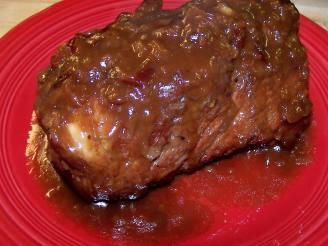 Slow Cooker/Crock Pot Cranberry Pork Loin Roast