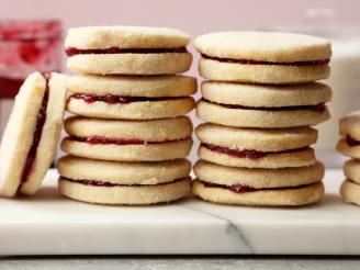 Raspberry Almond Cookies